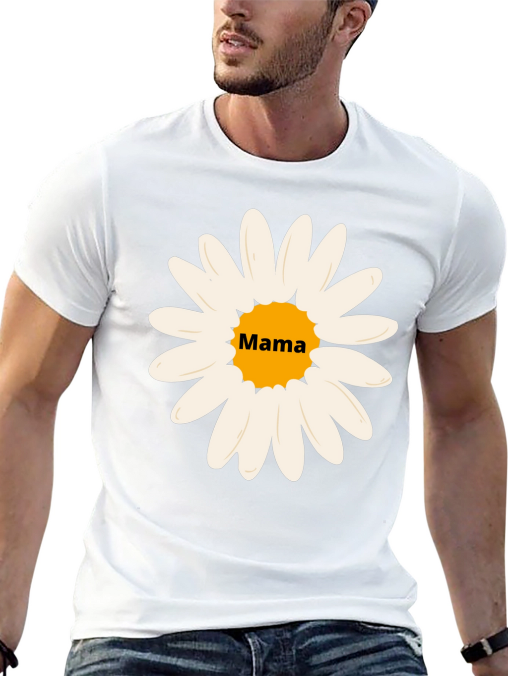 Mama Daisy Graphic Tee - Stylish Comfort