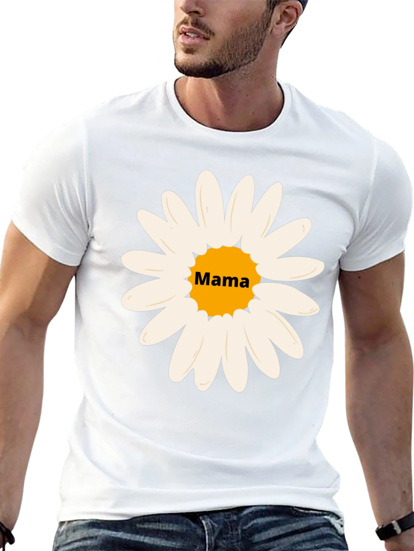 Mama Daisy Graphic Tee - Stylish Comfort