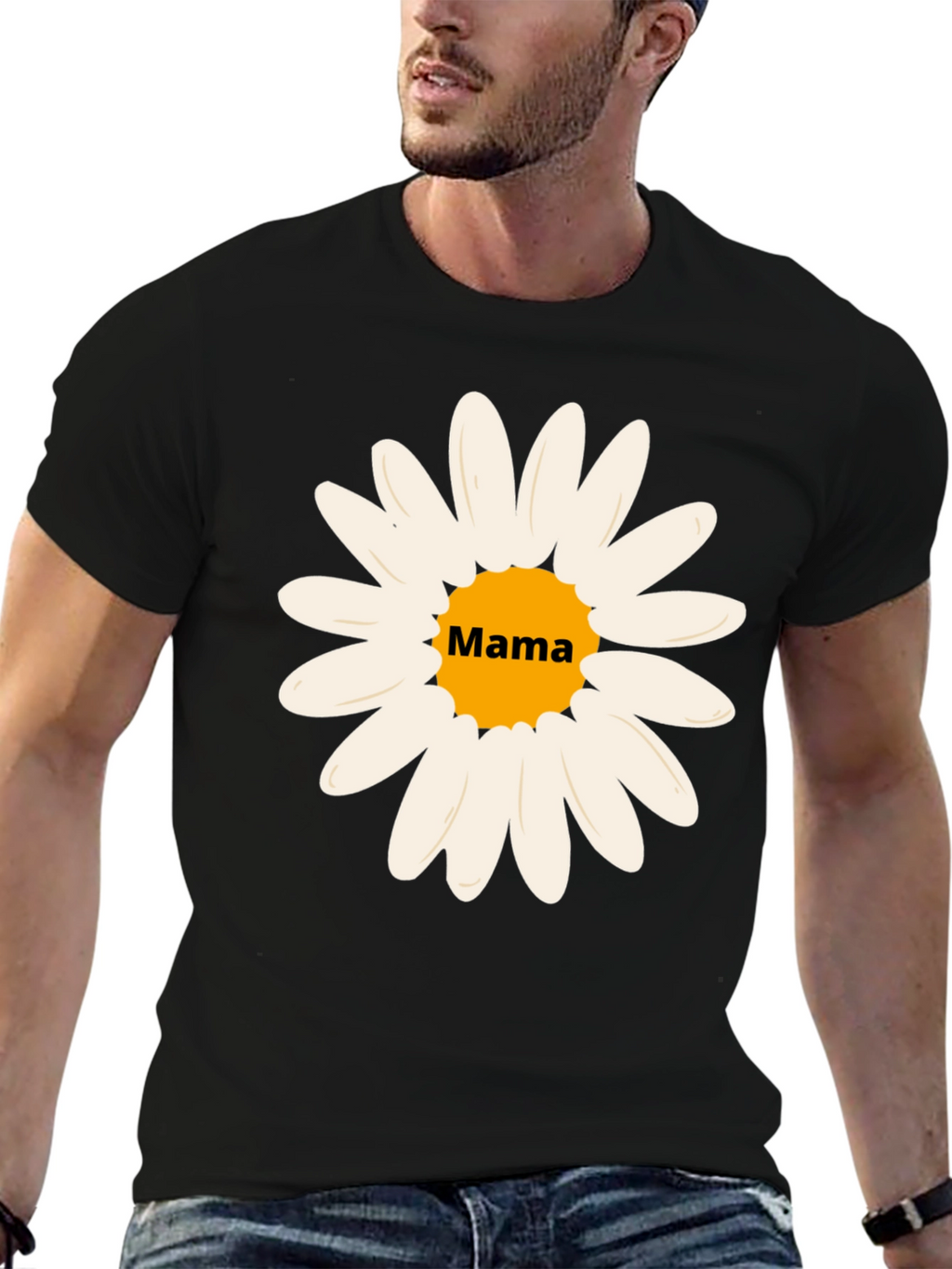 Mama Daisy Graphic Tee - Stylish Comfort