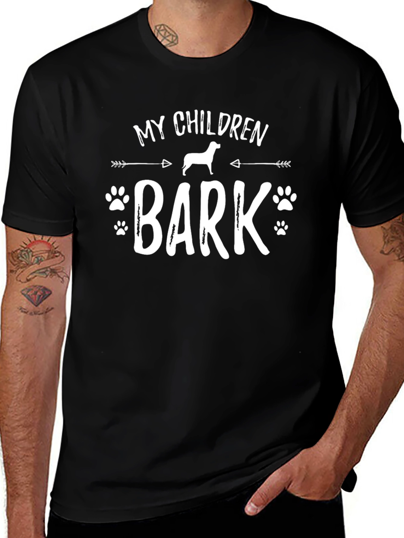 My Children Bark T-Shirt - Dog Lover Tee