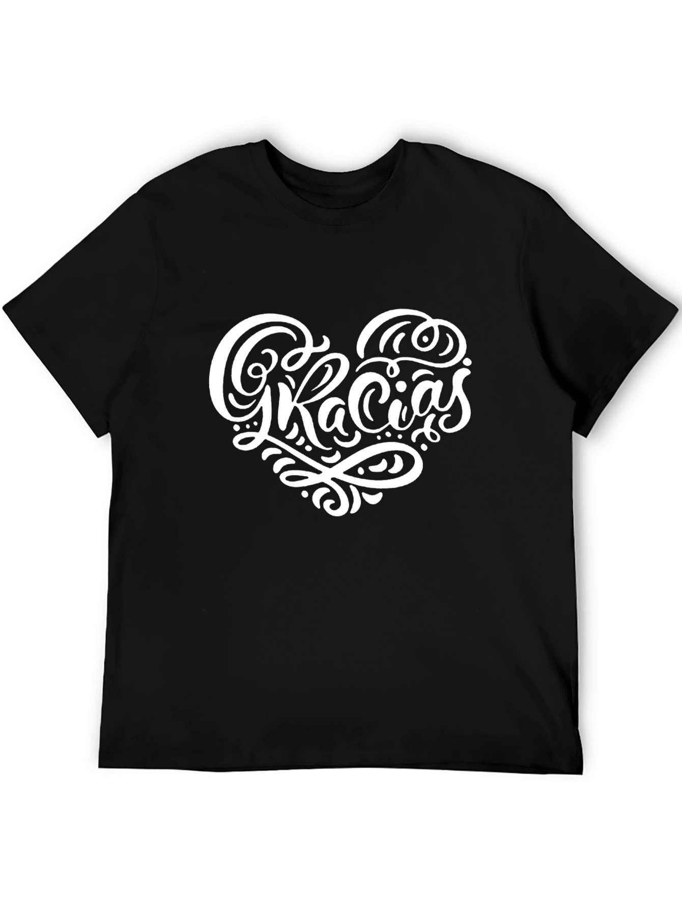 Gracias Heart Graphic T-Shirt