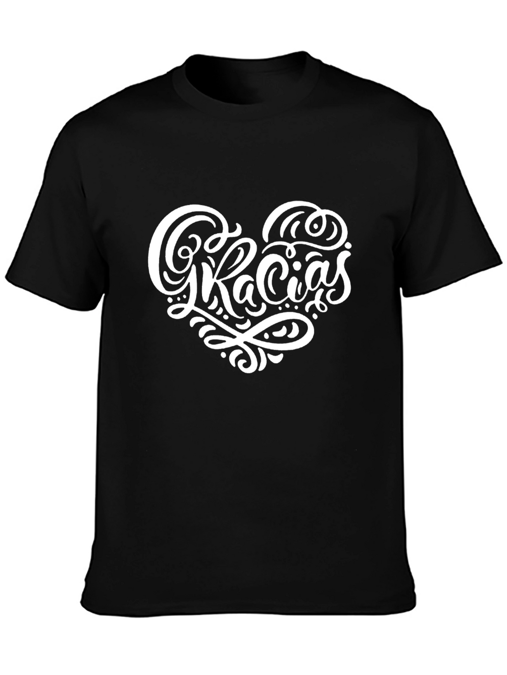 Gracias Heart Graphic T-Shirt