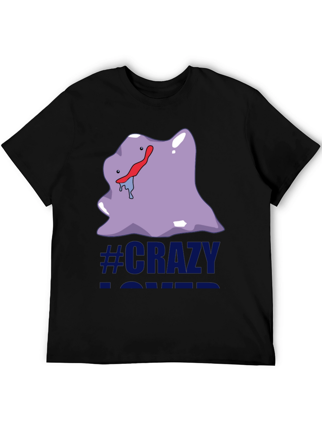 Crazy Lover Ditto Graphic Tee - Black