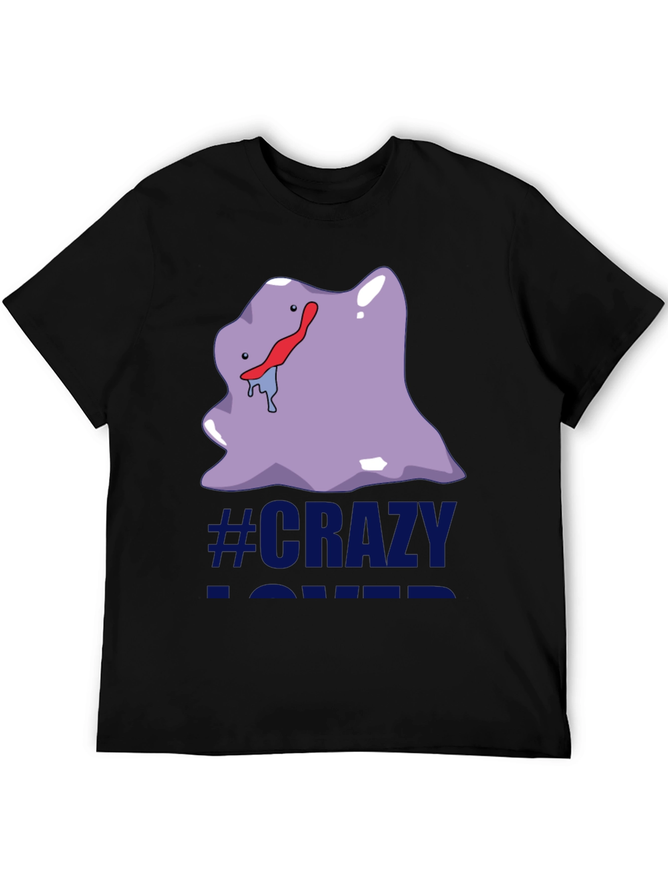 Crazy Lover Ditto Graphic Tee - Black