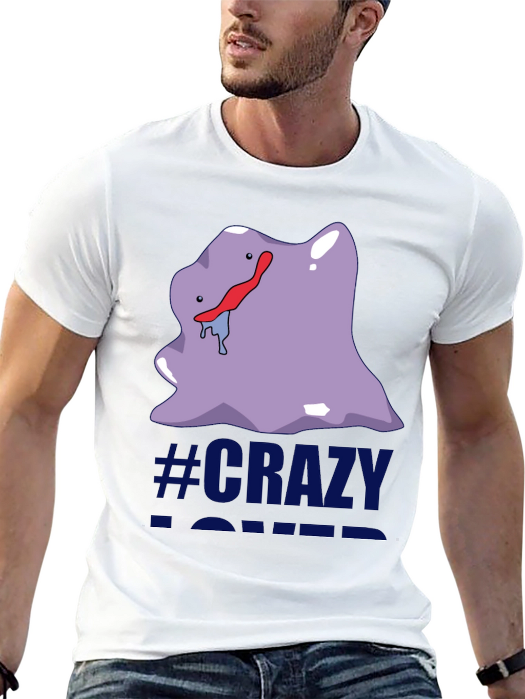 Crazy Lover Ditto Graphic Tee - Black
