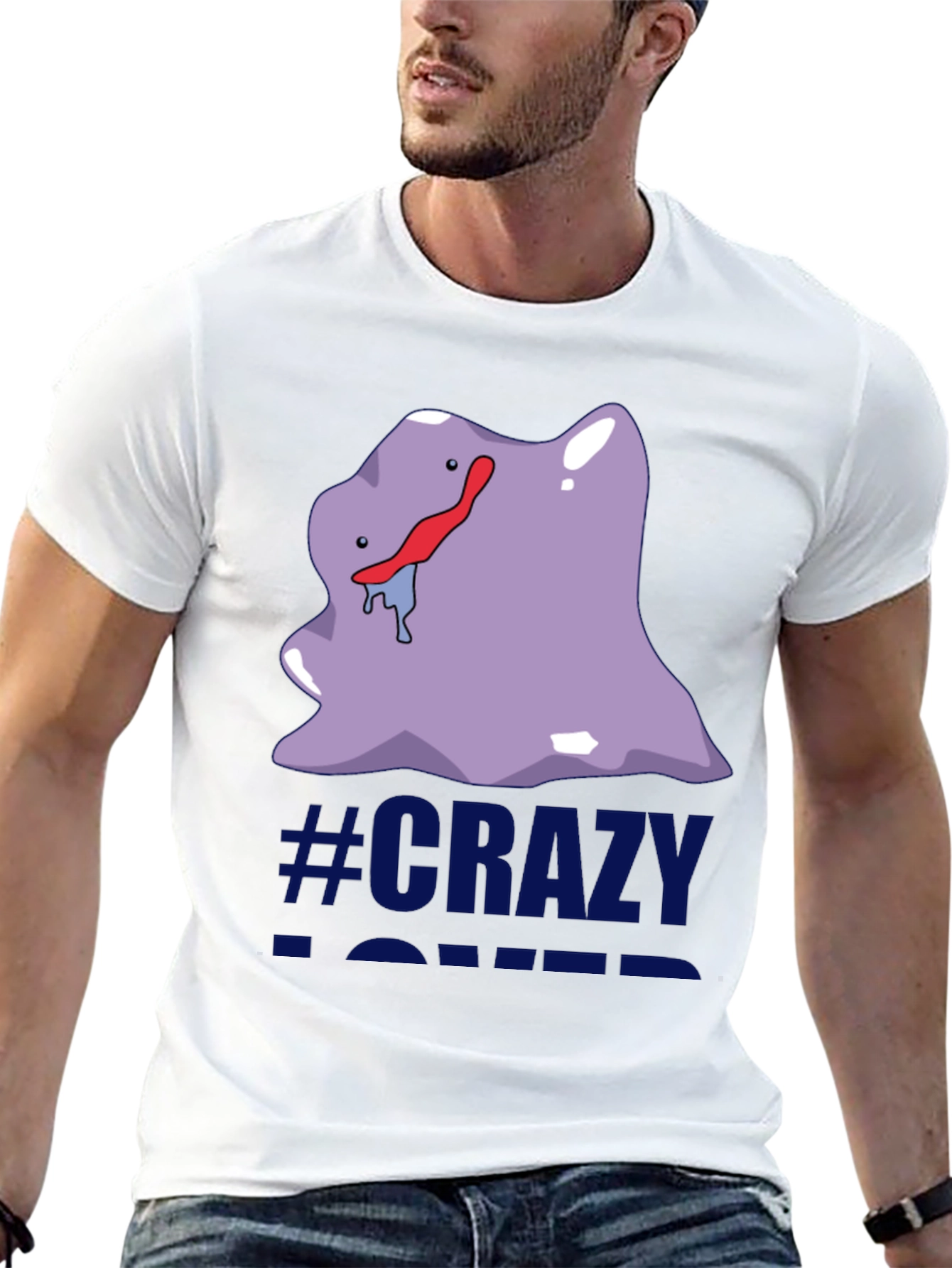 Crazy Lover Ditto Graphic Tee - Black