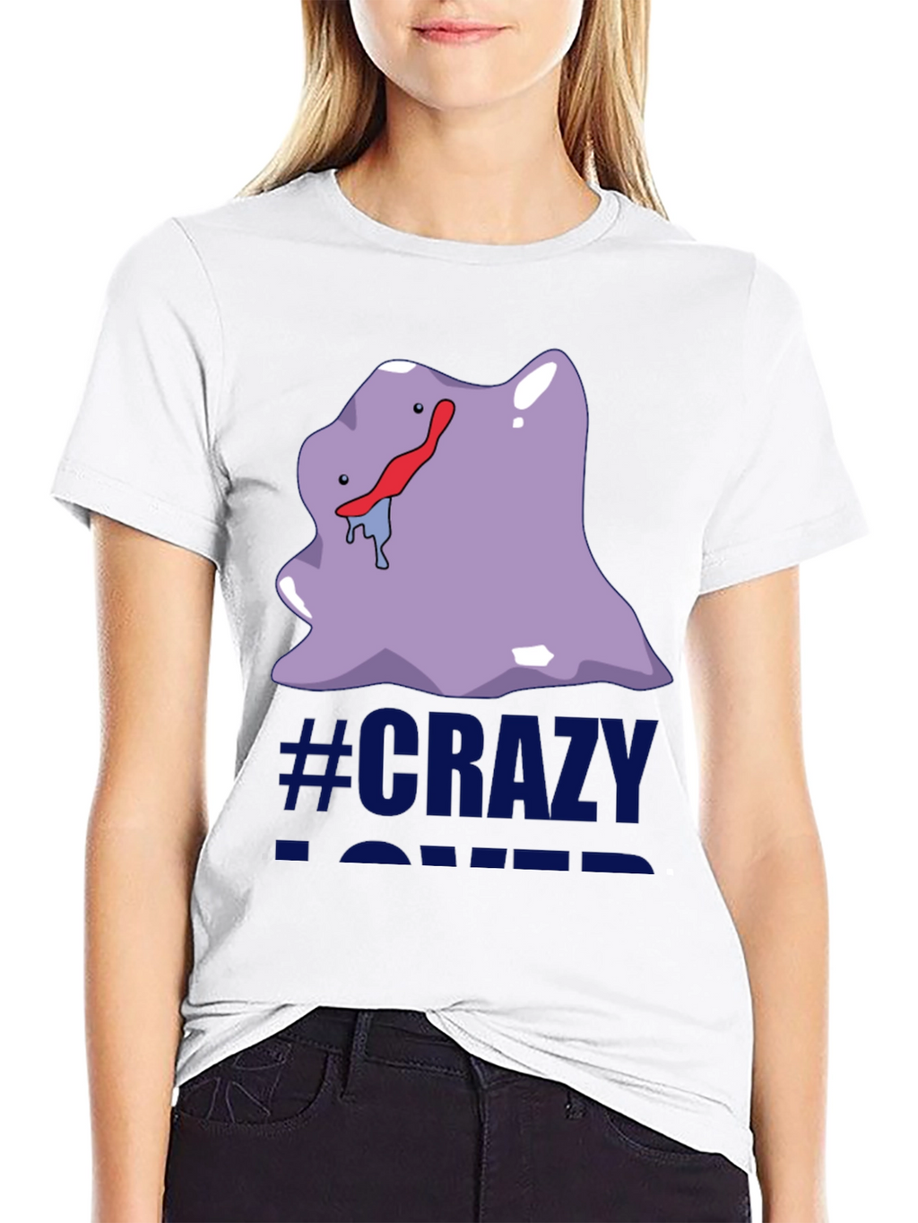 Crazy Lover Ditto Graphic Tee - Black