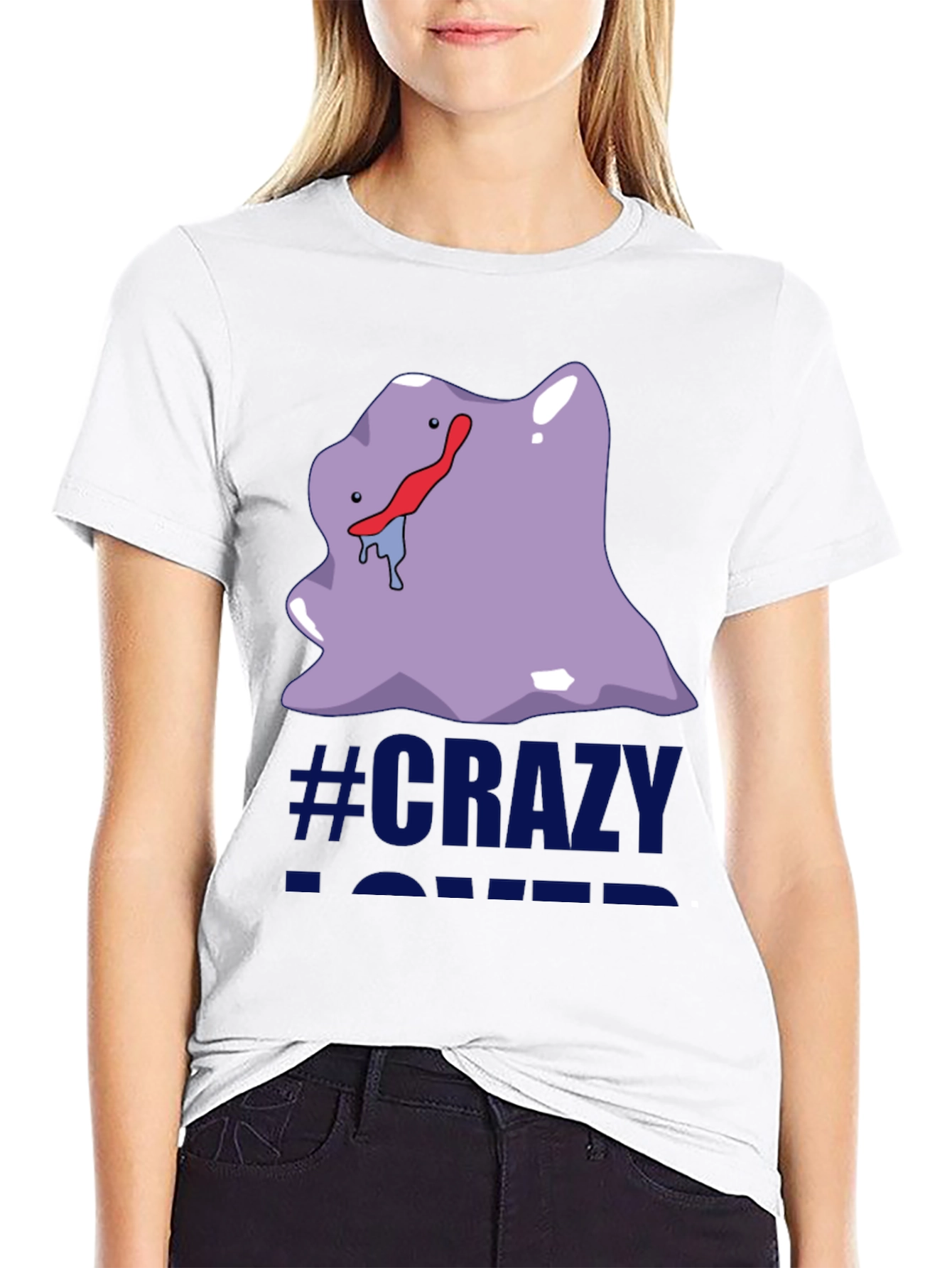 Crazy Lover Ditto Graphic Tee - Black