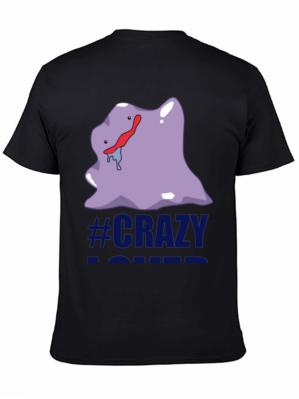 Crazy Lover Ditto Graphic Tee - Black