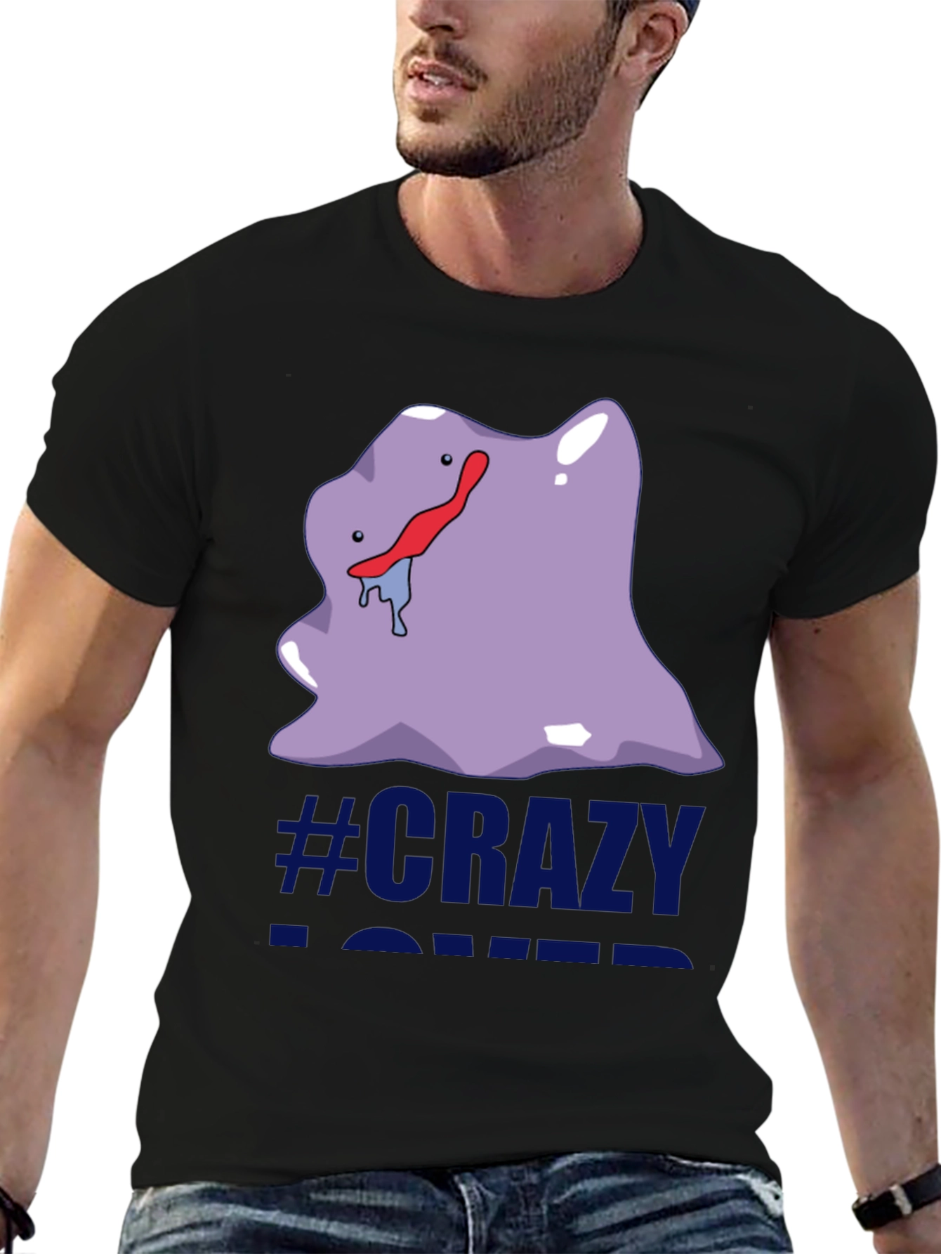 Crazy Lover Ditto Graphic Tee - Black