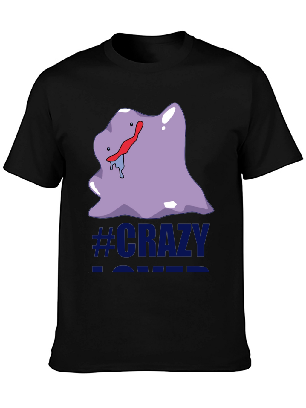 Crazy Lover Ditto Graphic Tee - Black