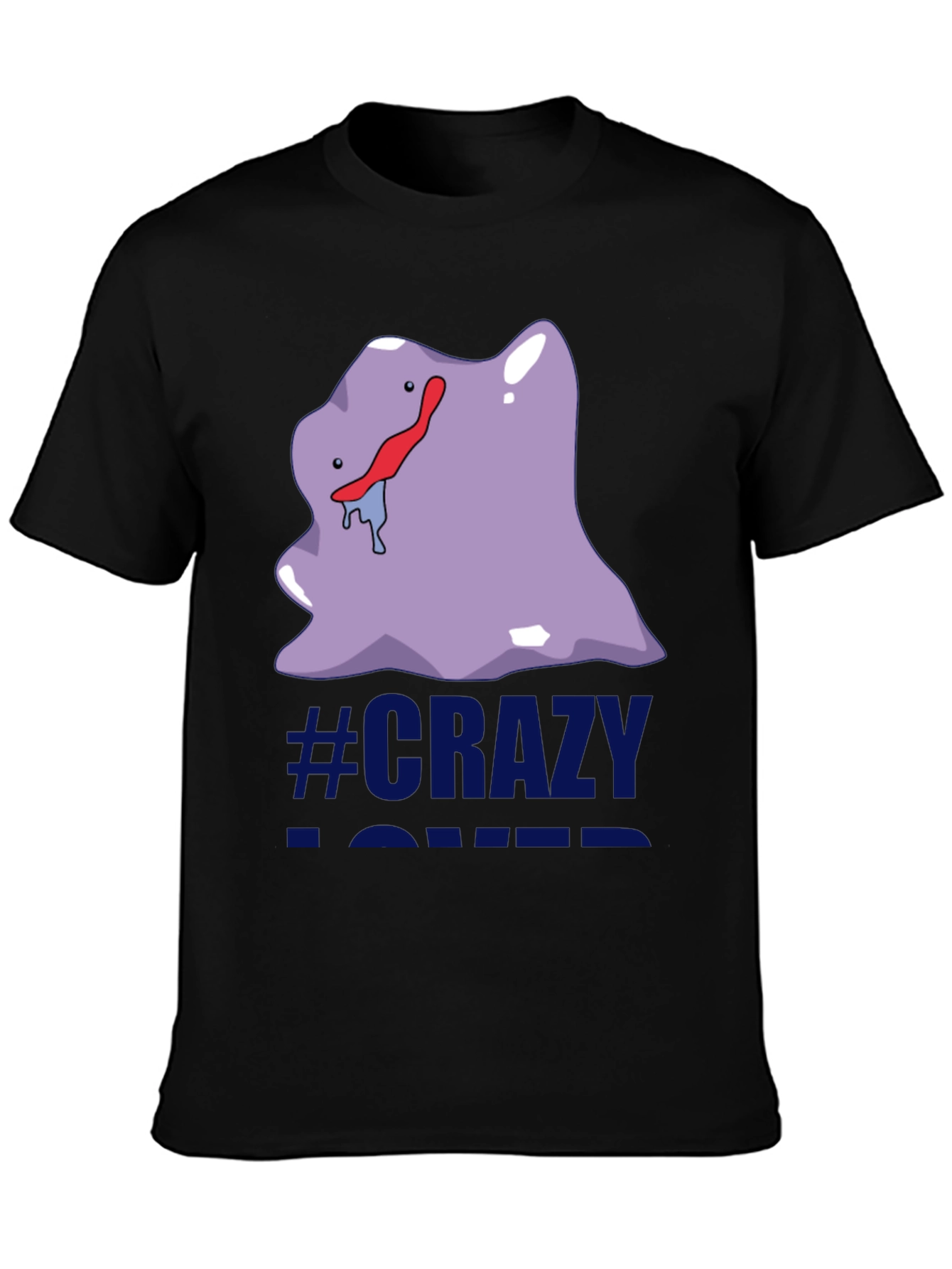 Crazy Lover Ditto Graphic Tee - Black