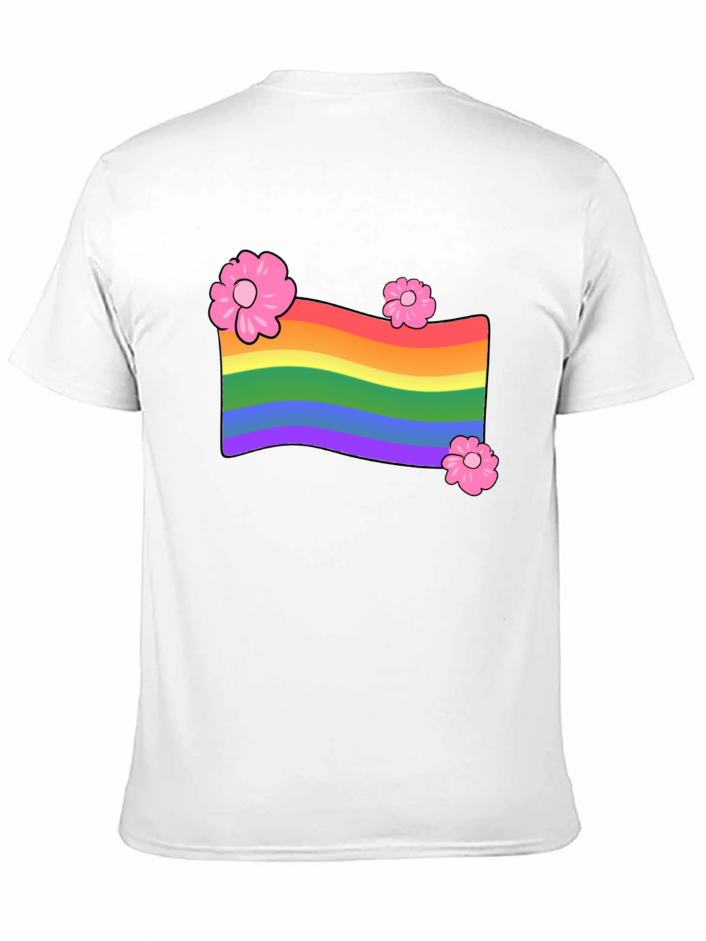 Rainbow Flower T-Shirt - Pride LGBTQ Graphic Tee