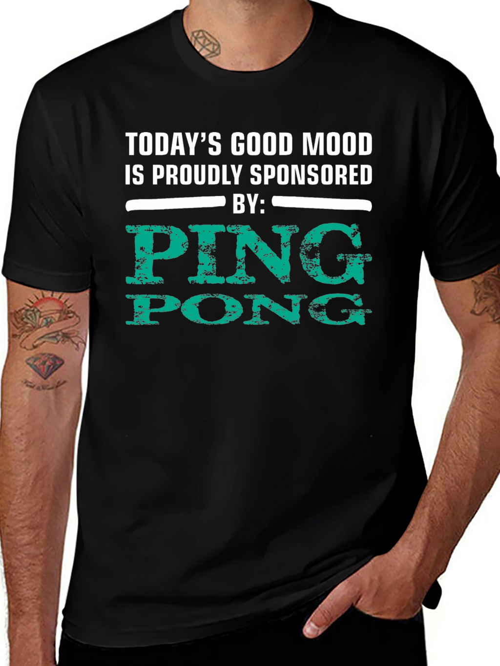 Ping Pong Sponsored Good Mood T-Shirt