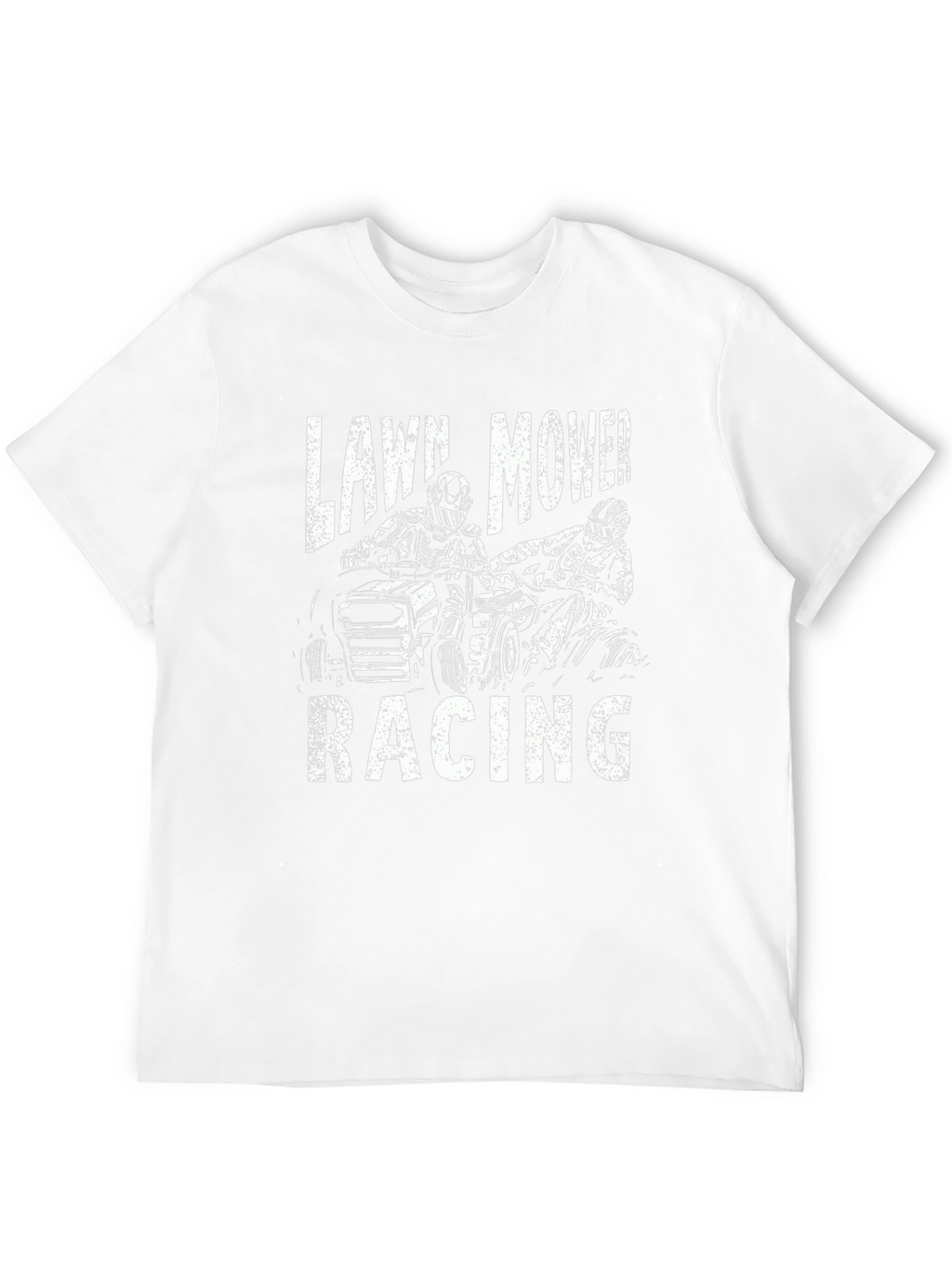 Lawn Mower Racing Graphic T-Shirt