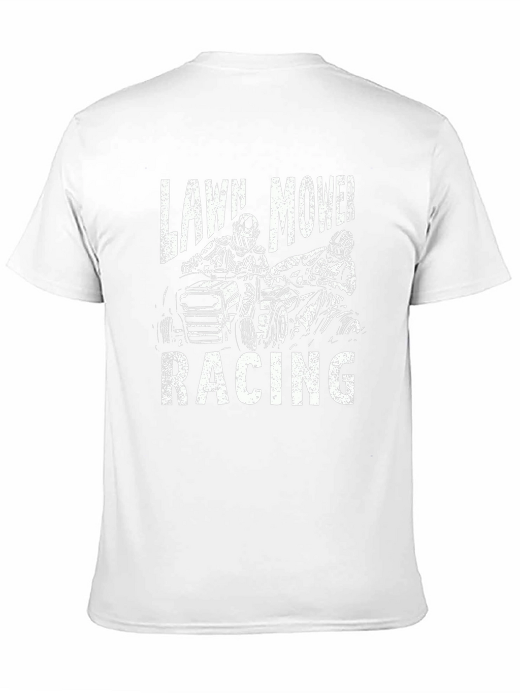 Lawn Mower Racing Graphic T-Shirt