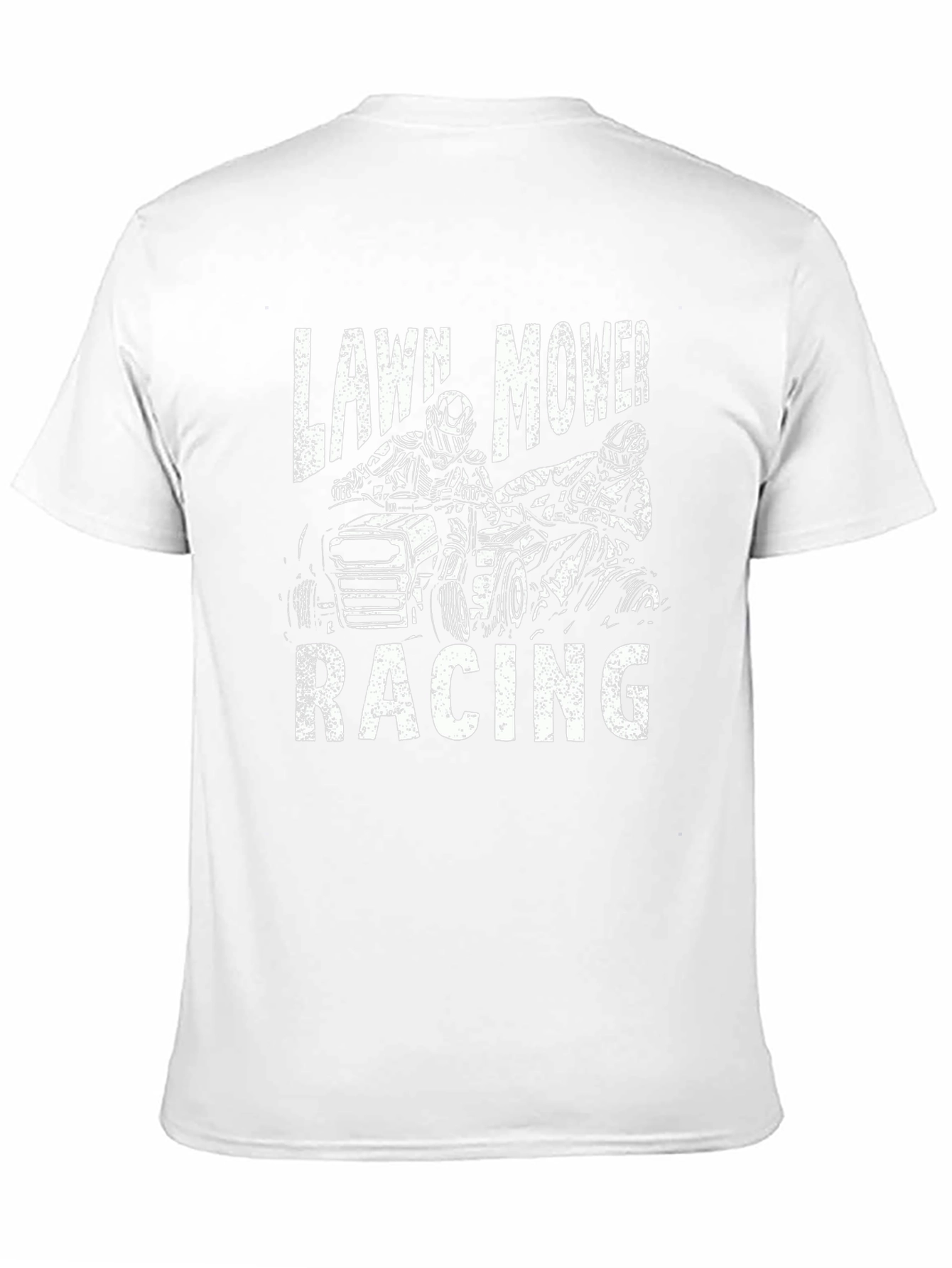 Lawn Mower Racing Graphic T-Shirt