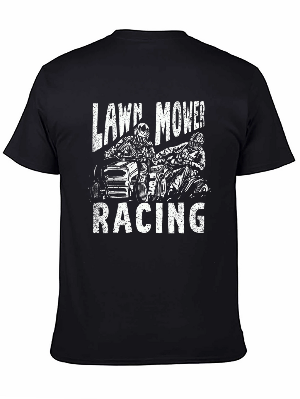 Lawn Mower Racing Graphic T-Shirt