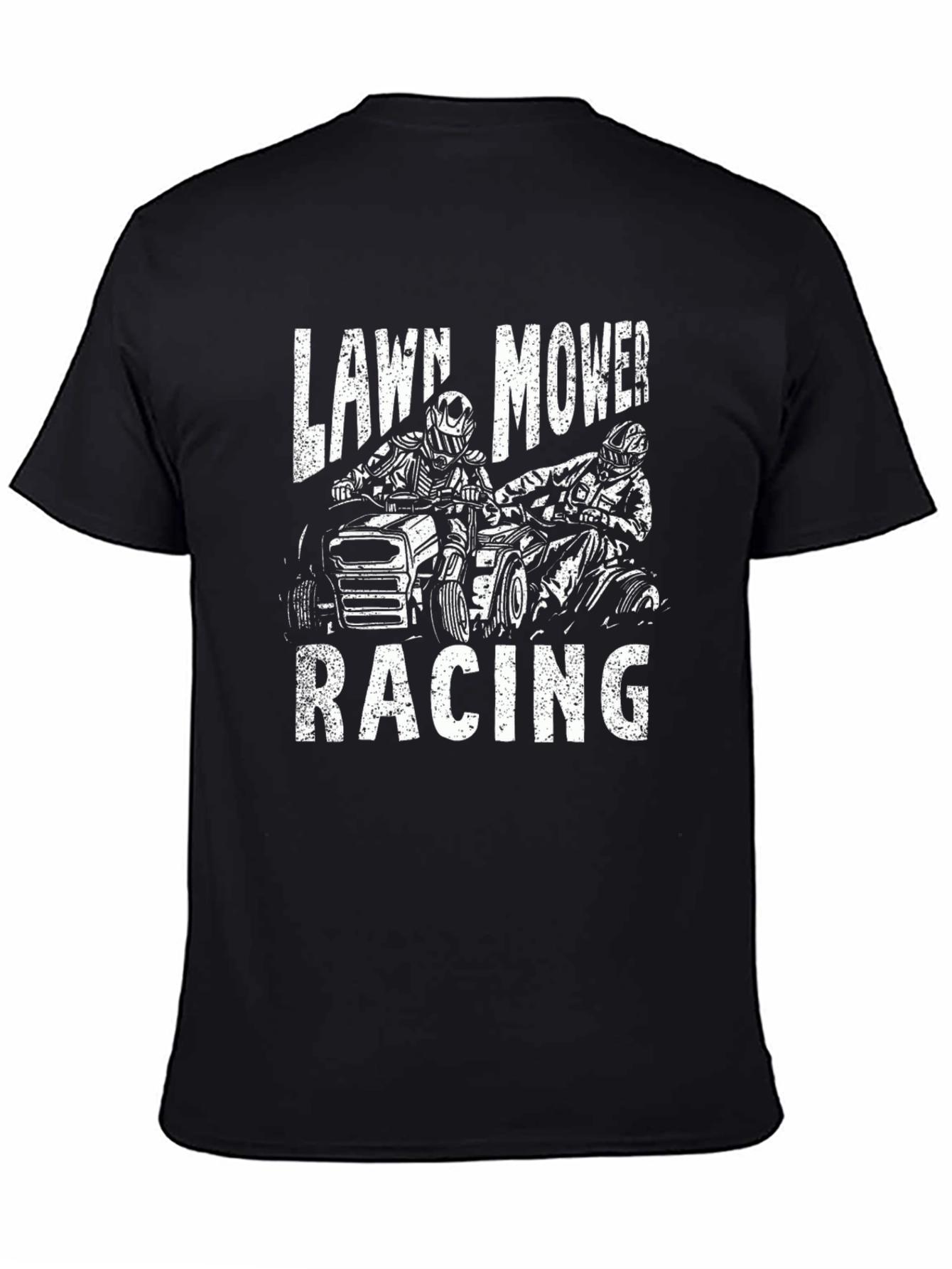 Lawn Mower Racing Graphic T-Shirt