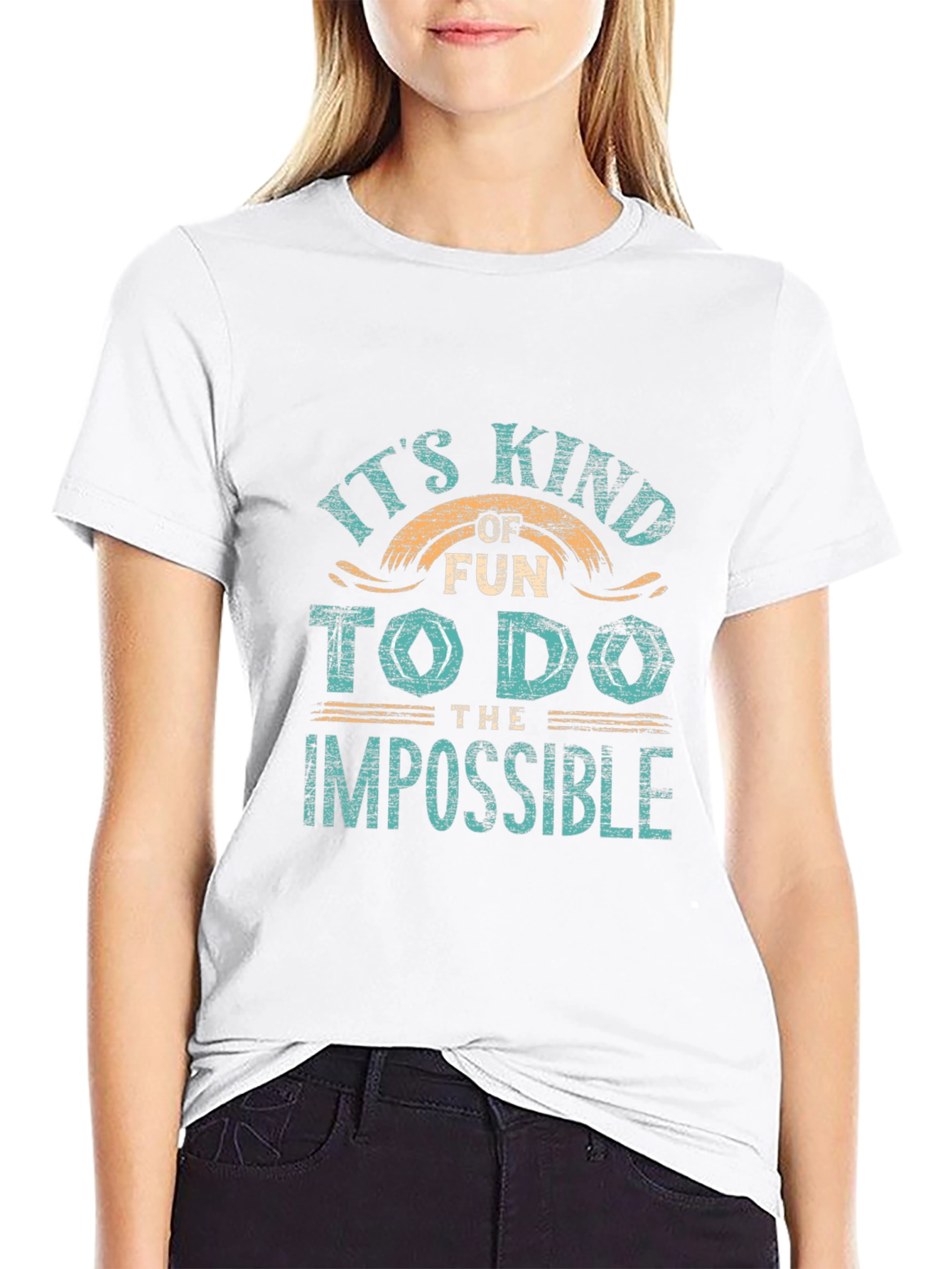 Impossible Fun Graphic Tee - Soft Cotton Casual Wear