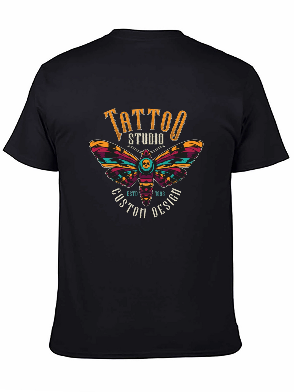 Tattoo Studio Moth Graphic T-Shirt