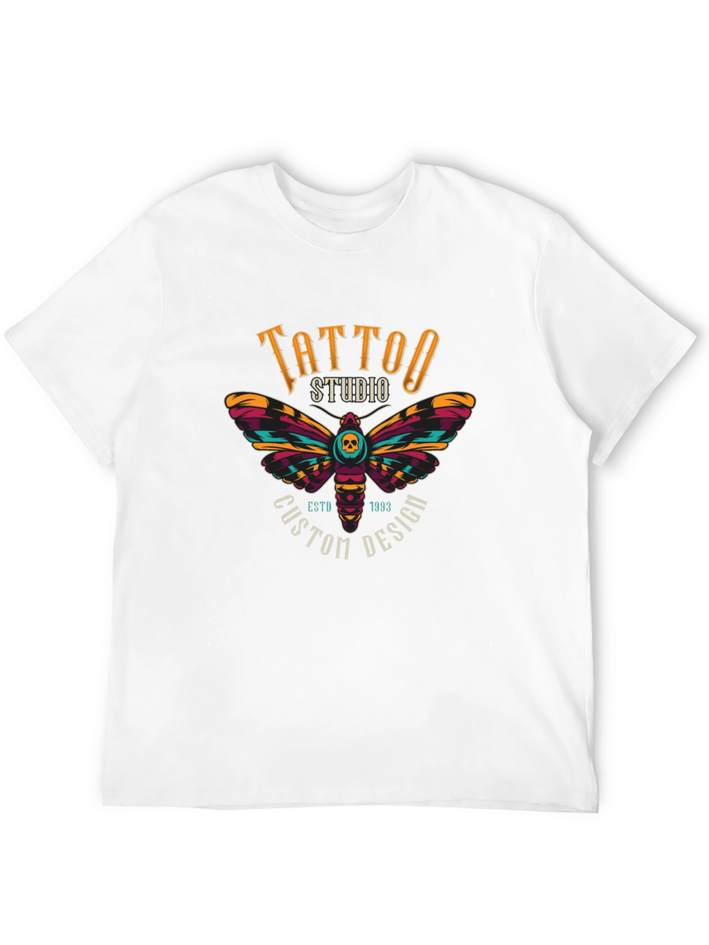 Tattoo Studio Moth Graphic T-Shirt