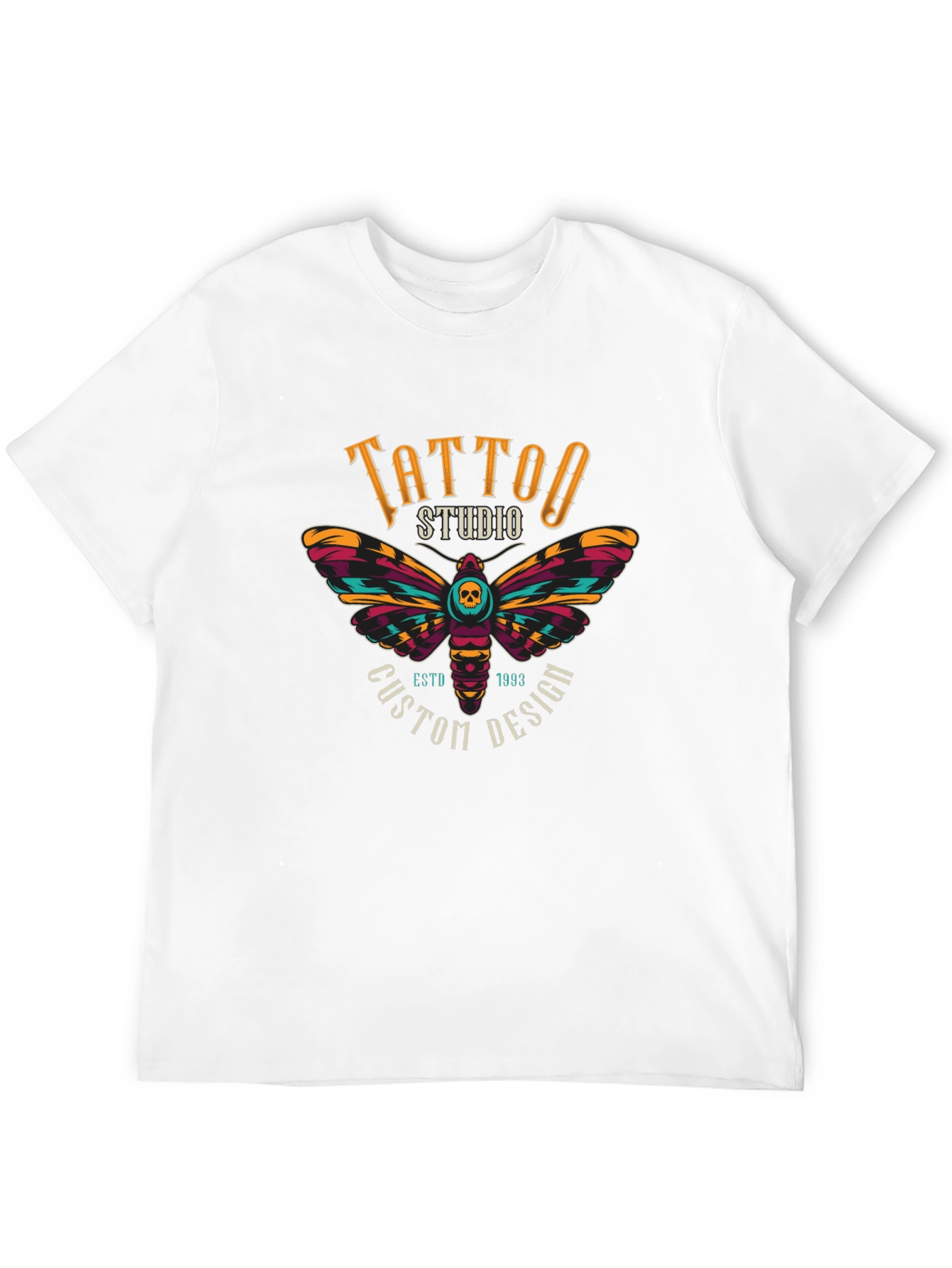 Tattoo Studio Moth Graphic T-Shirt