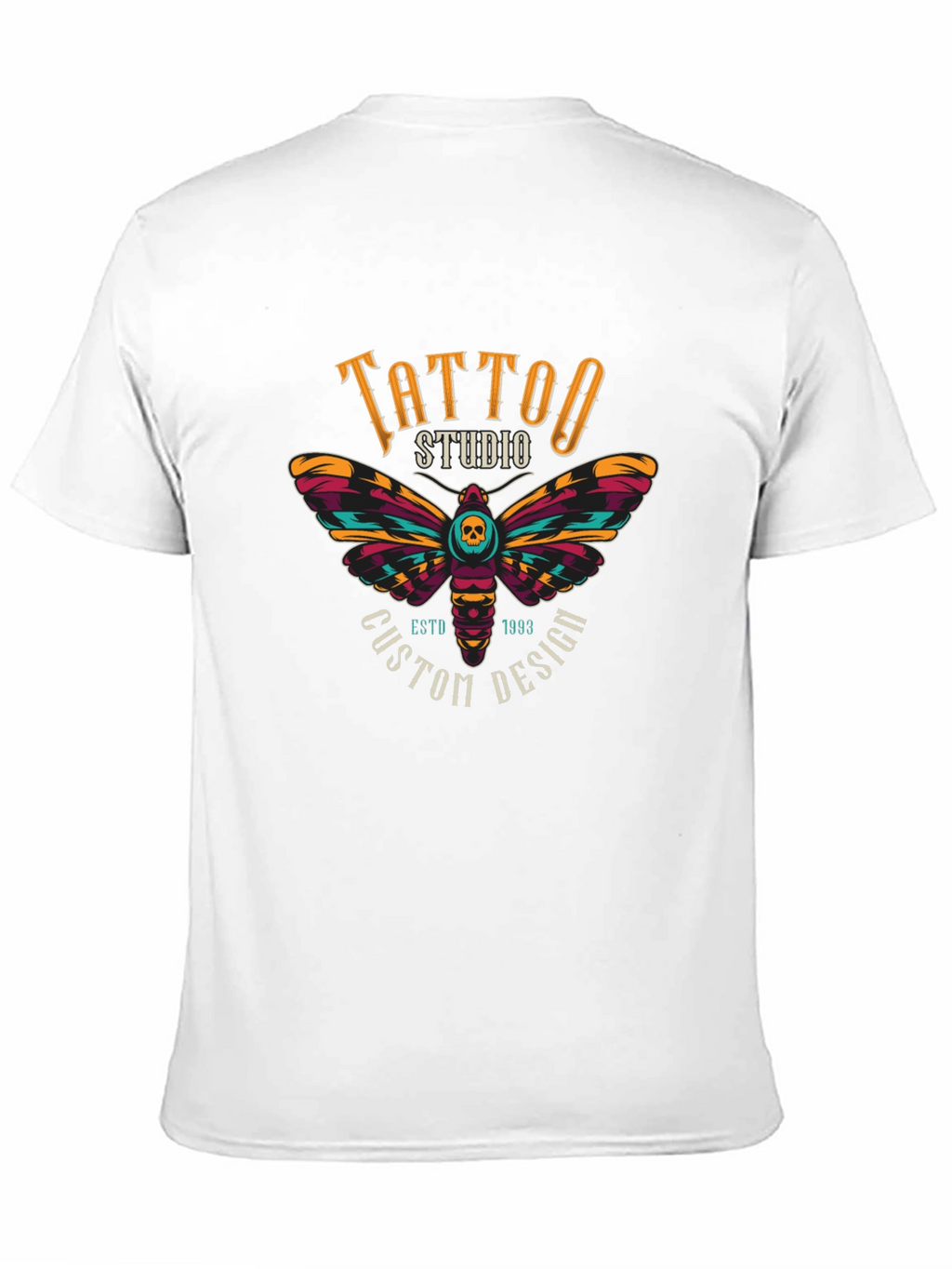 Tattoo Studio Moth Graphic T-Shirt