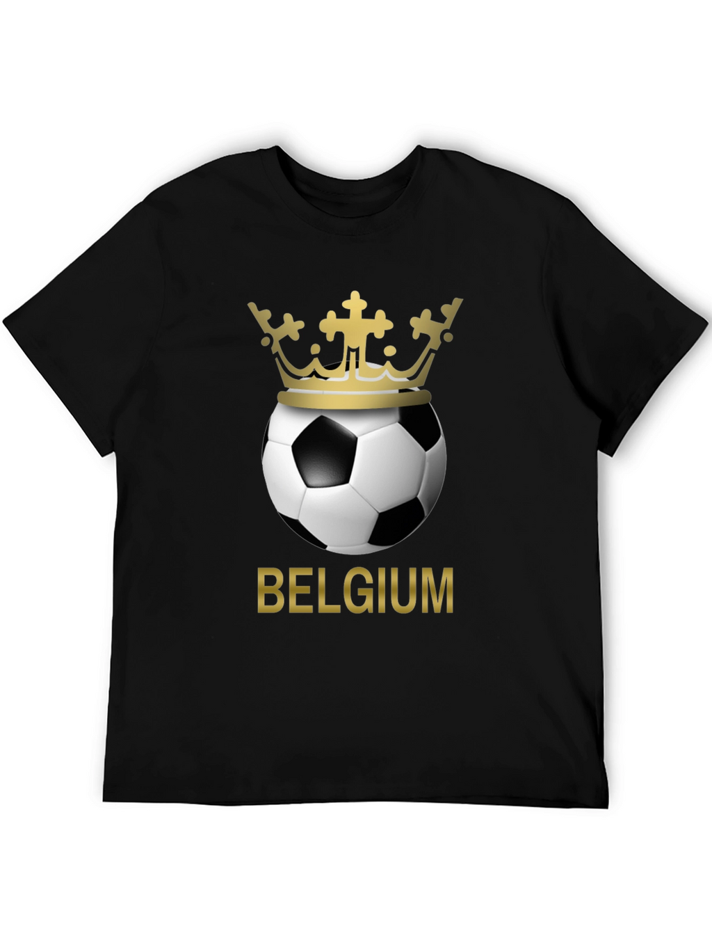 Belgium Soccer Crown Graphic T-Shirt