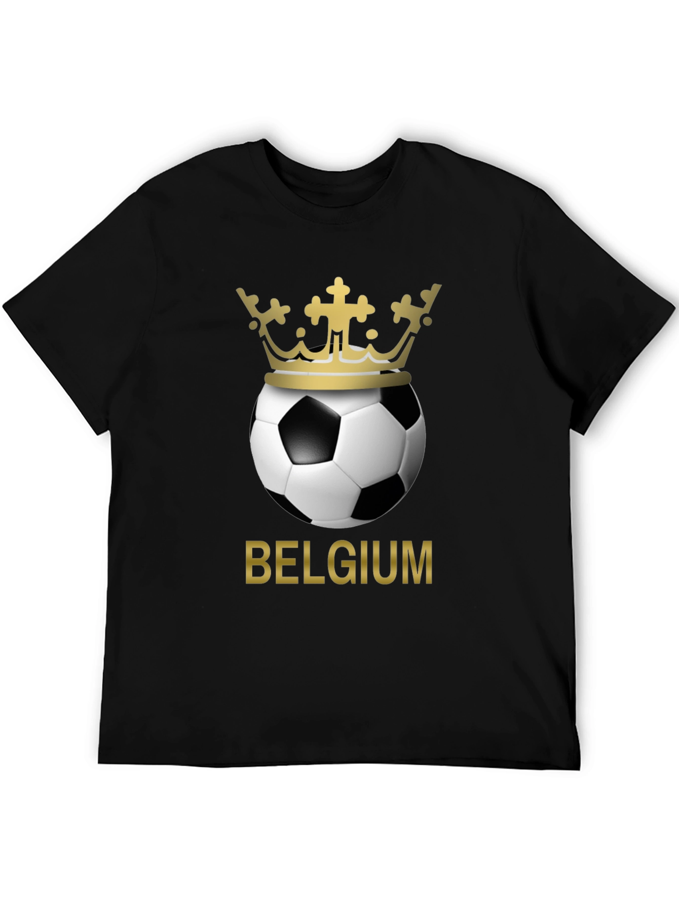 Belgium Soccer Crown Graphic T-Shirt
