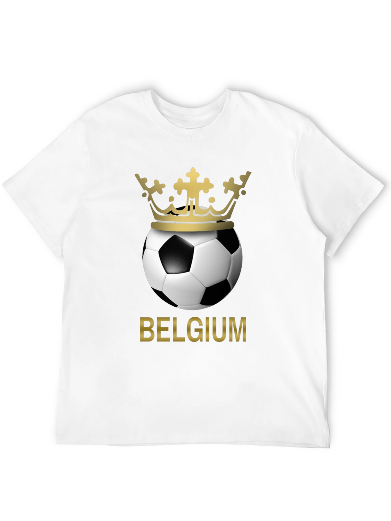 Belgium Soccer Crown Graphic T-Shirt