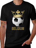 Belgium Soccer Crown Graphic T-Shirt