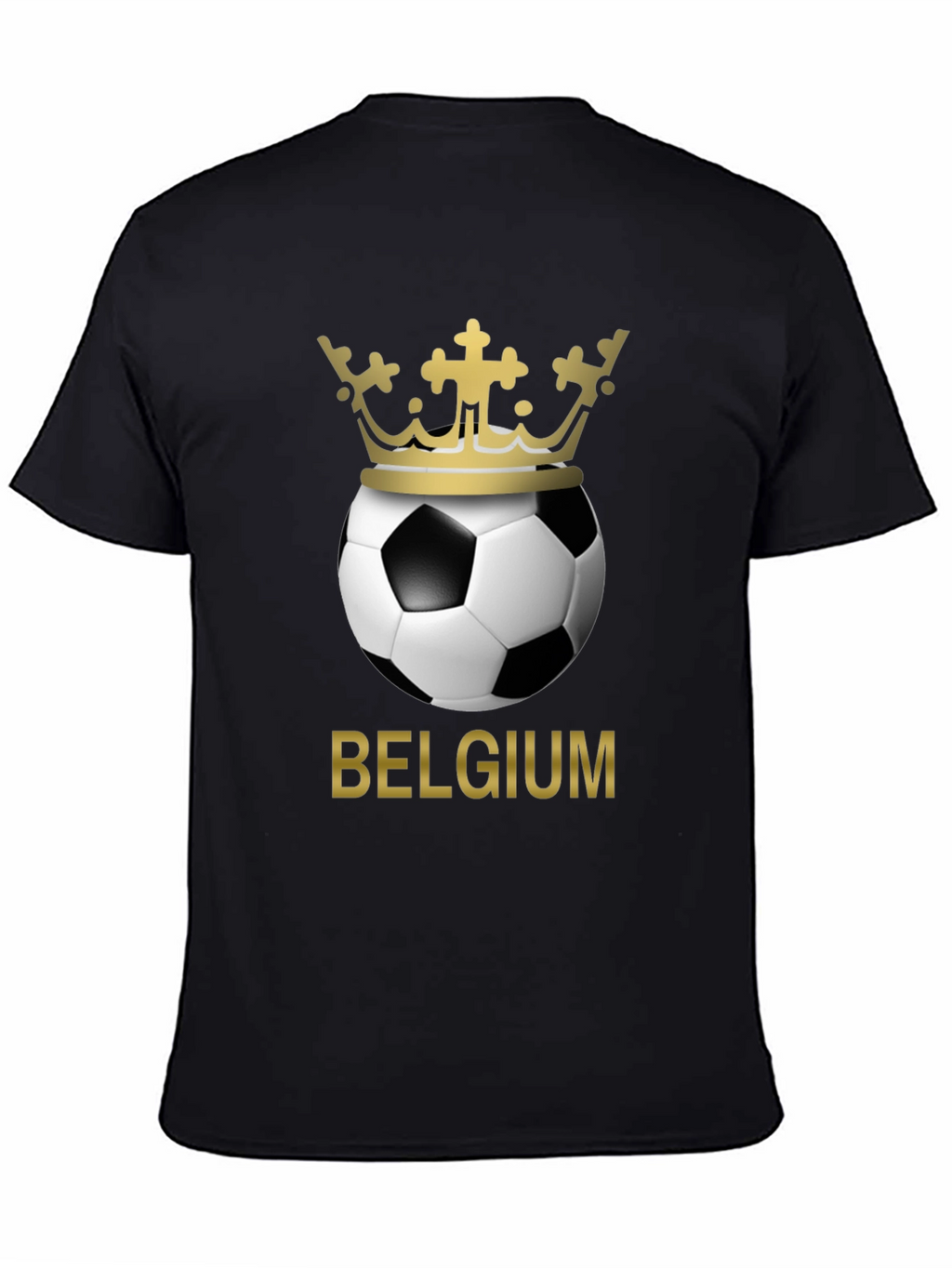Belgium Soccer Crown Graphic T-Shirt