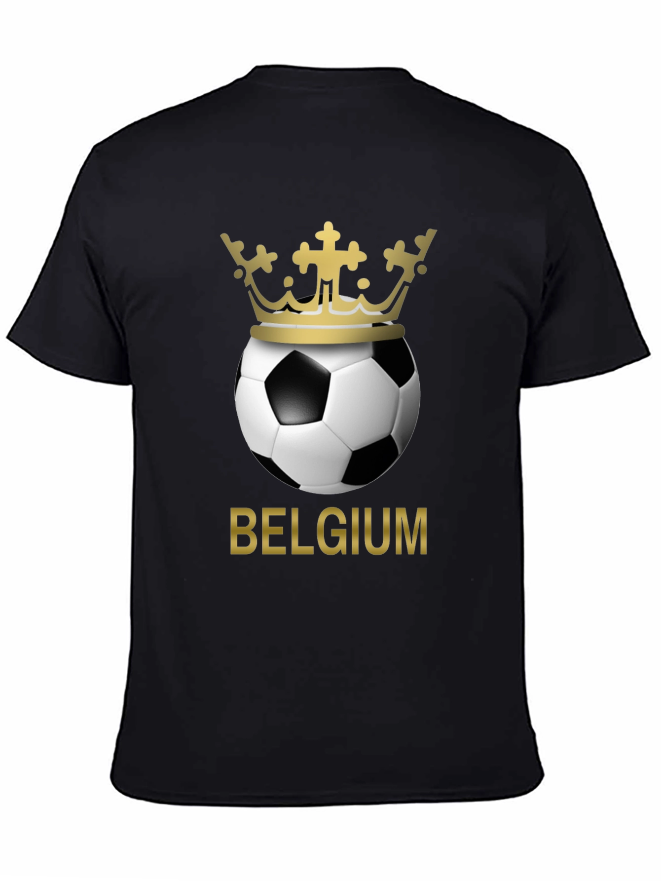 Belgium Soccer Crown Graphic T-Shirt