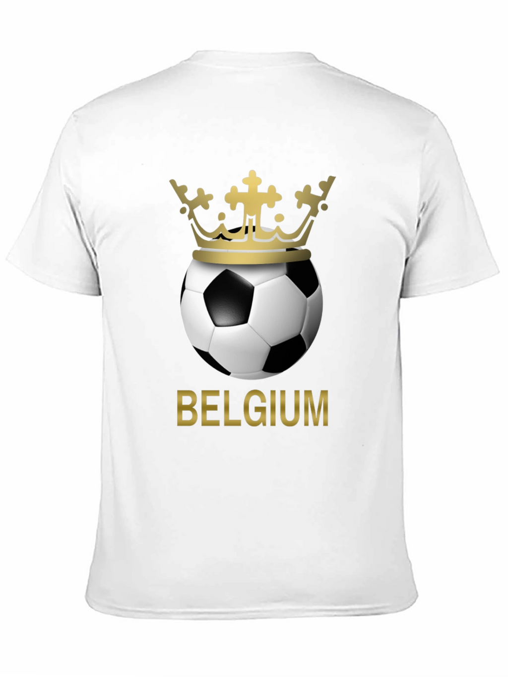 Belgium Soccer Crown Graphic T-Shirt