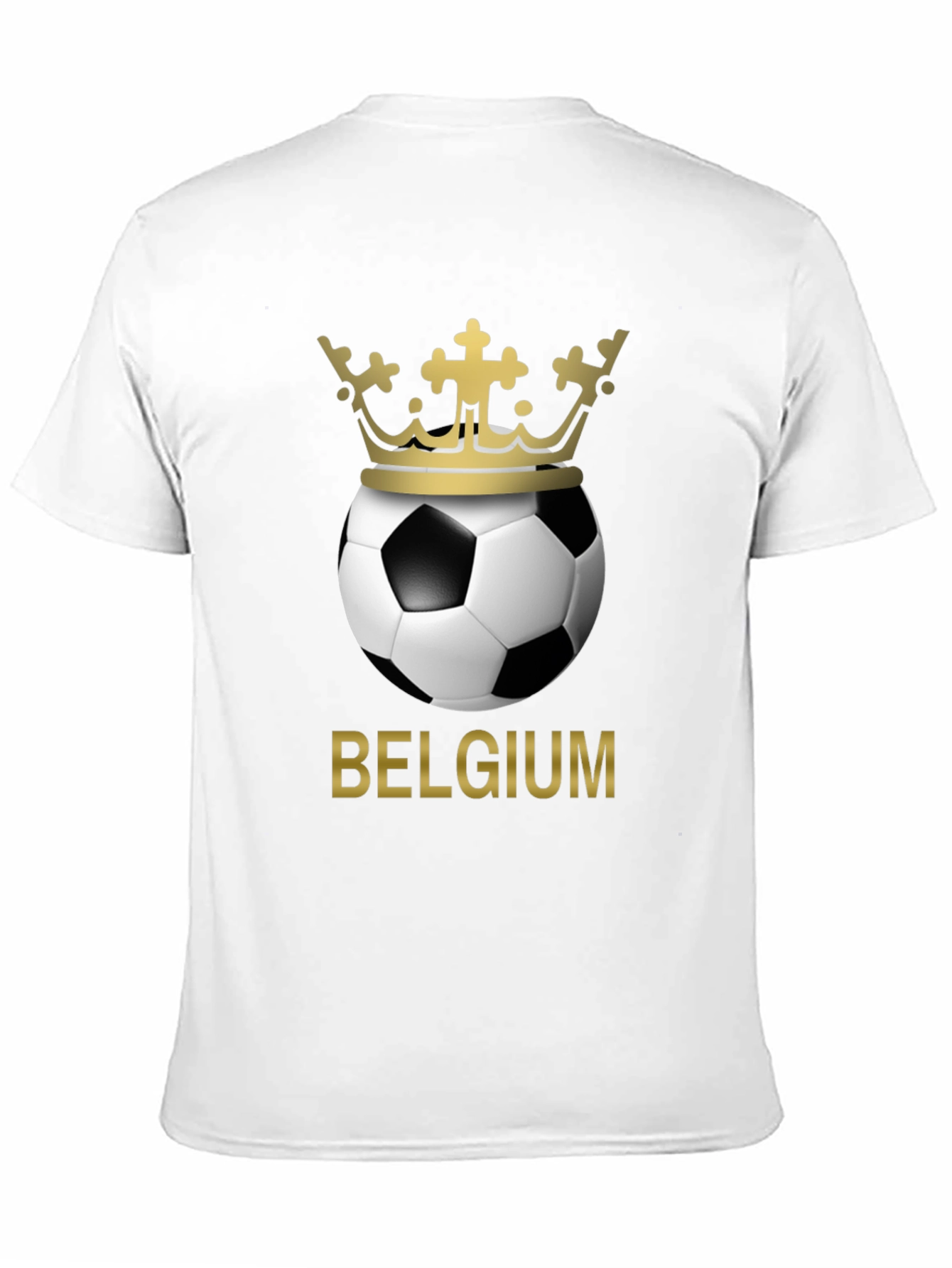 Belgium Soccer Crown Graphic T-Shirt