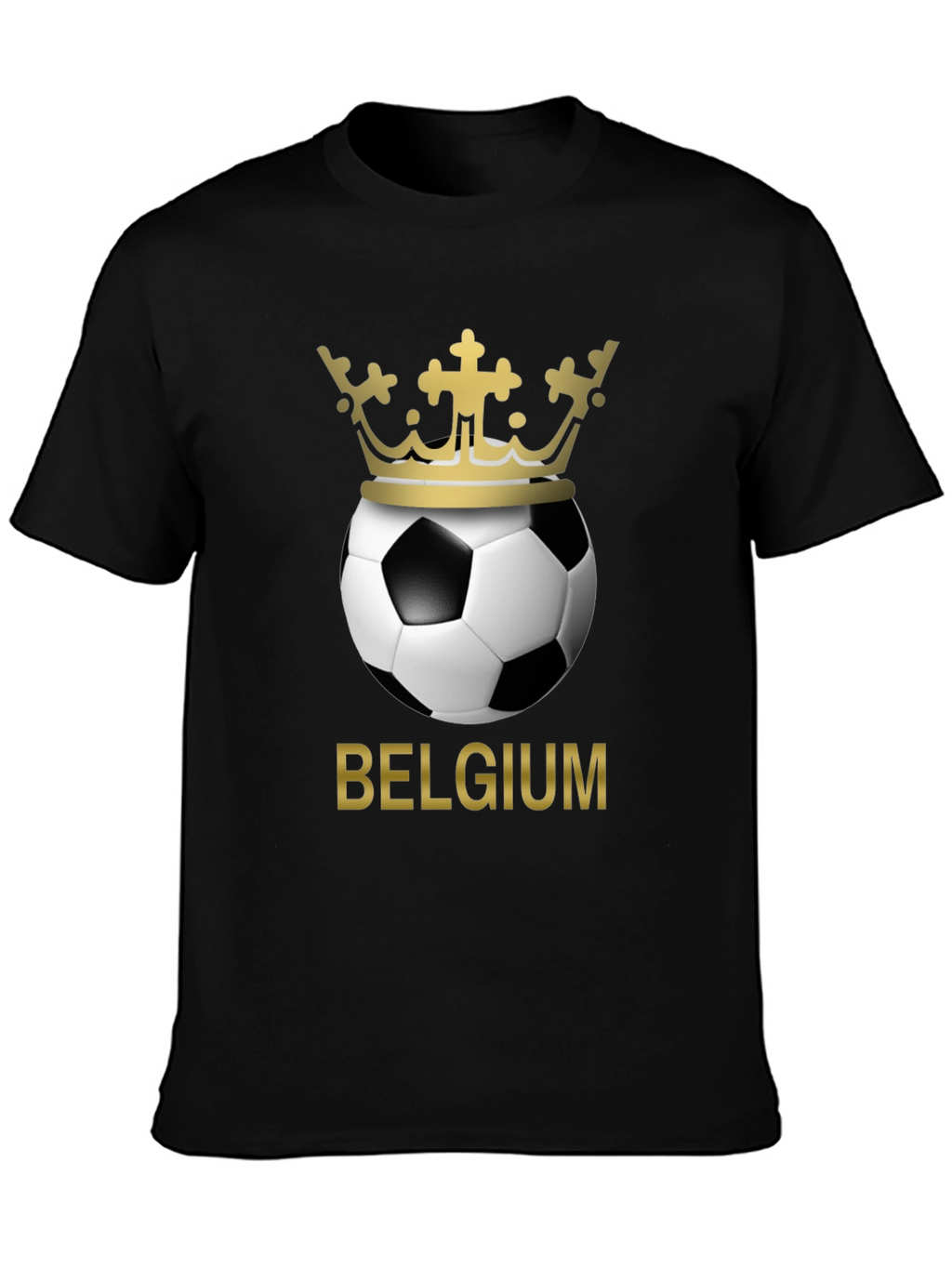 Belgium Soccer Crown Graphic T-Shirt
