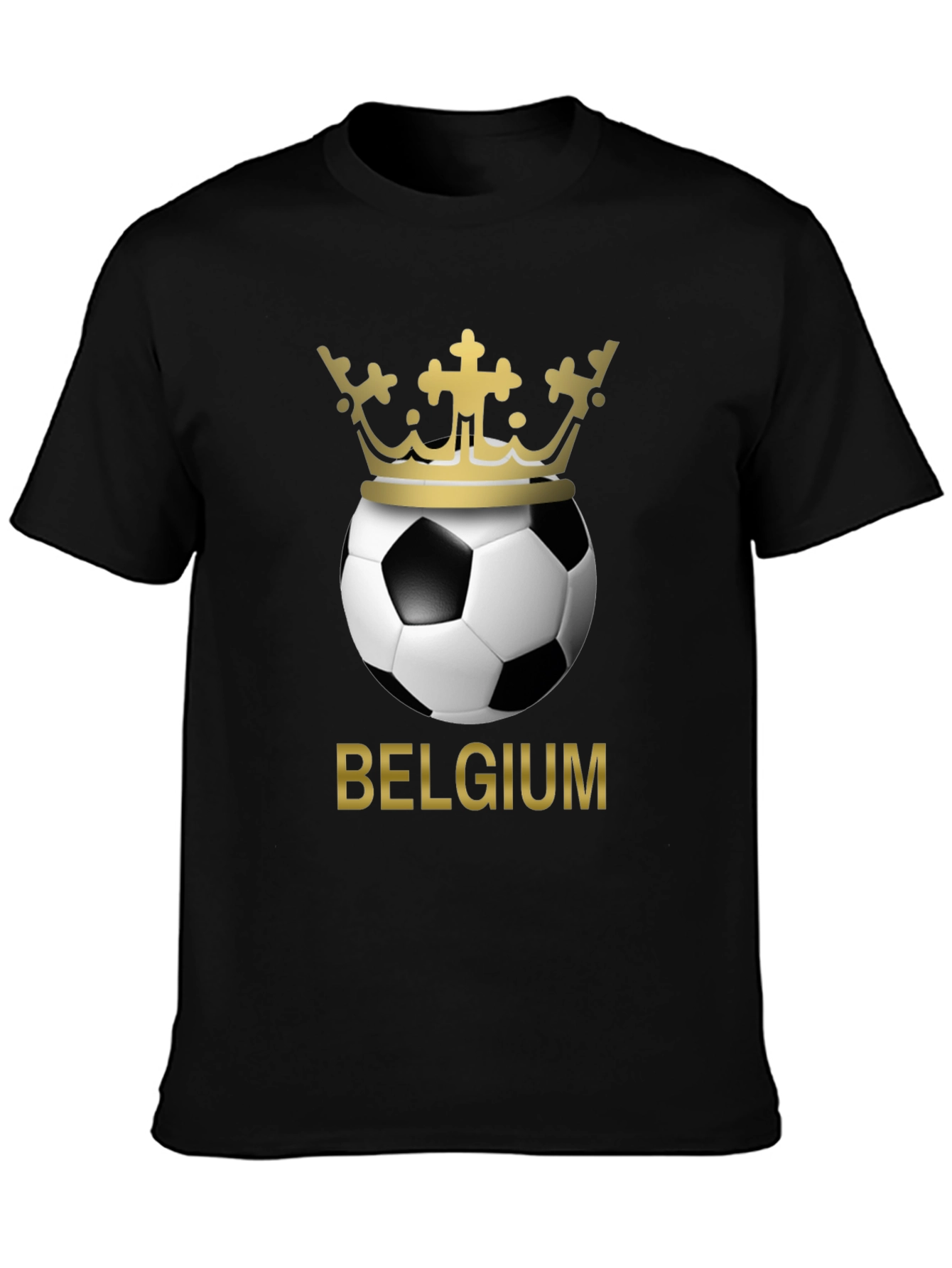 Belgium Soccer Crown Graphic T-Shirt