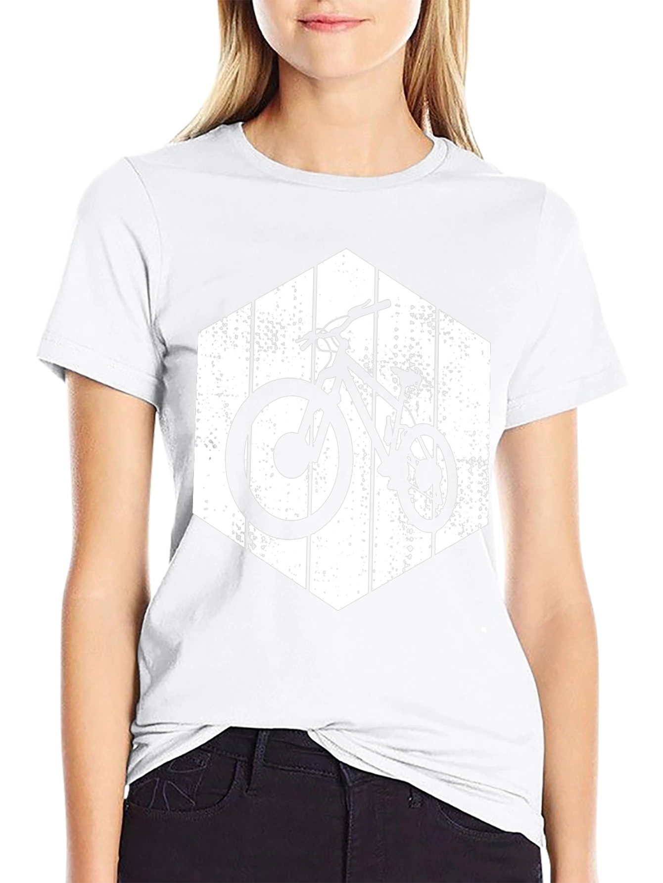 Mountain Biking Hex T-Shirt - Cool Biker Tee