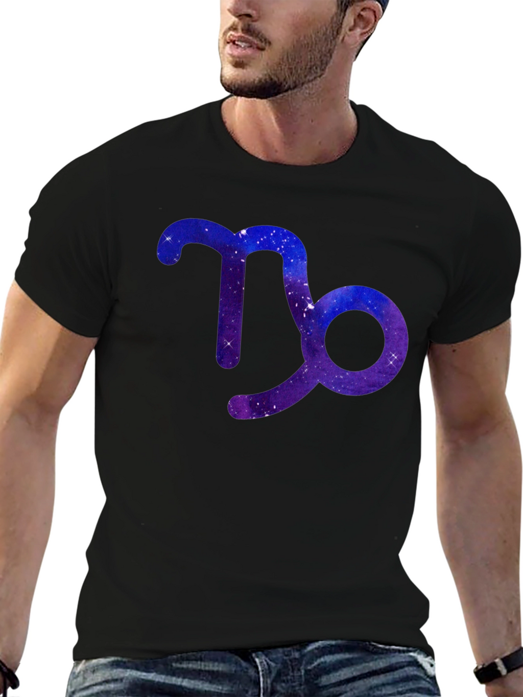Capricorn Zodiac Galaxy T-Shirt