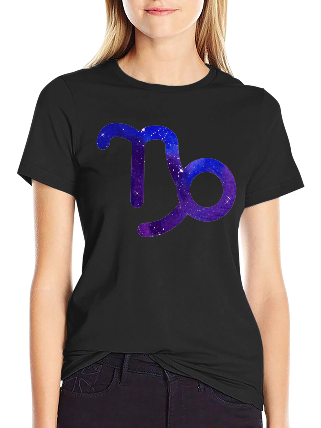 Capricorn Zodiac Galaxy T-Shirt