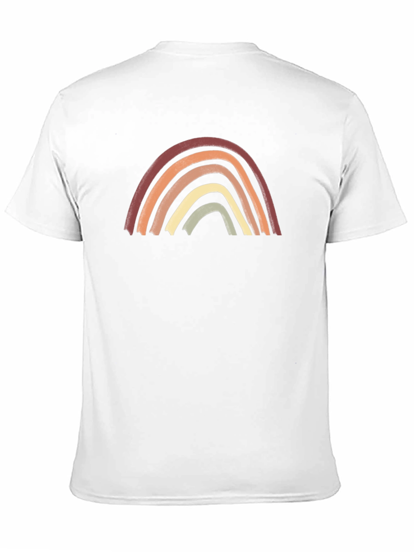 Boho Rainbow Graphic Tee - Unisex Cotton Shirt