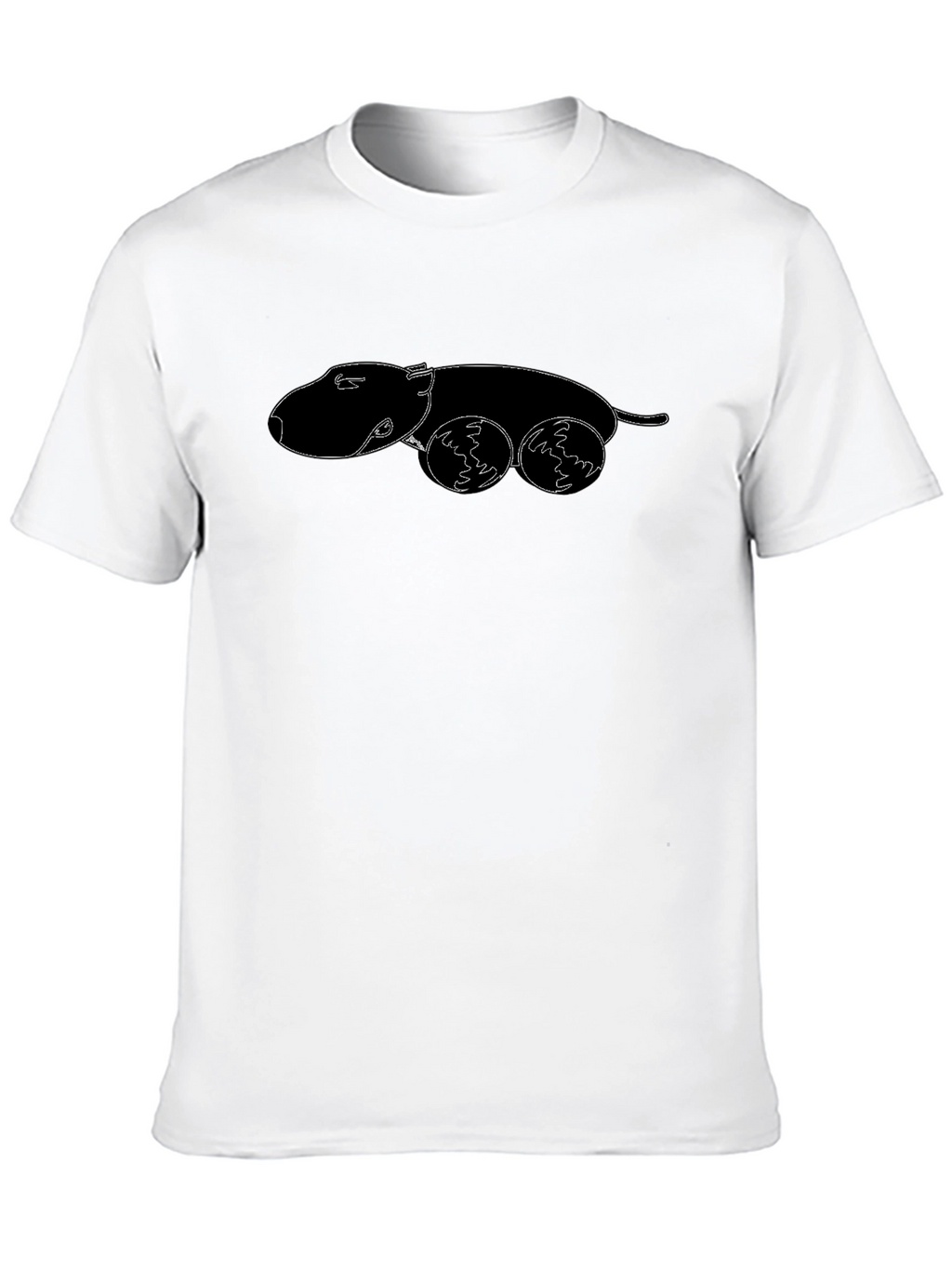 Minimalist Dog T-Shirt – Clean Dog Lover Graphic Tee