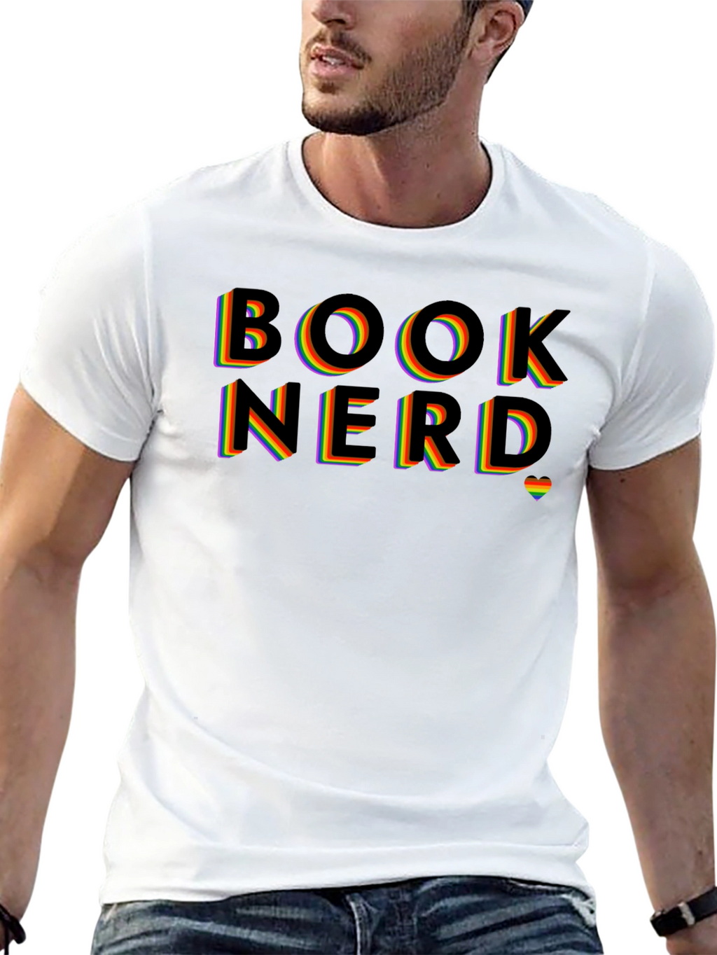 Rainbow Book Nerd T-Shirt