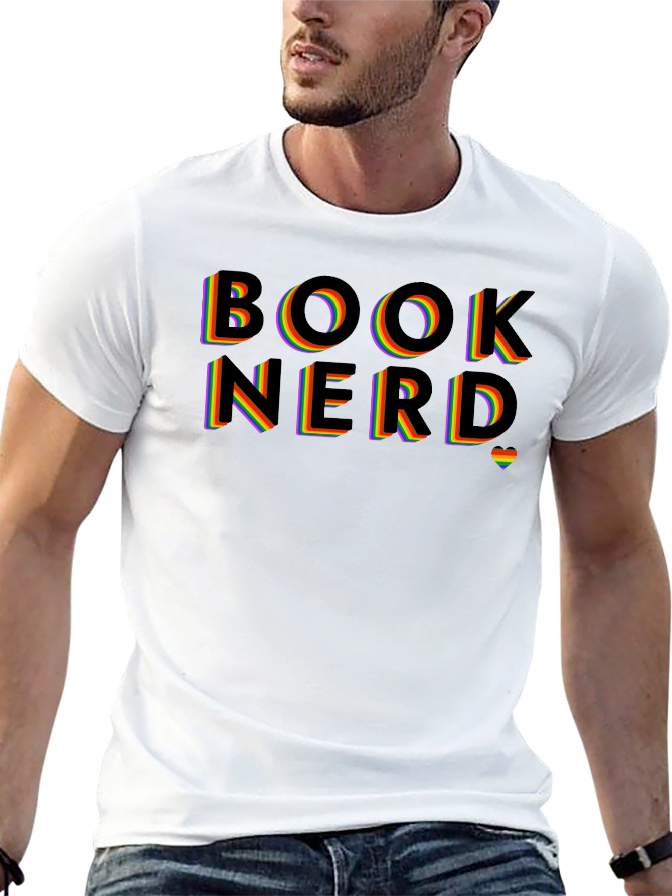 Rainbow Book Nerd T-Shirt