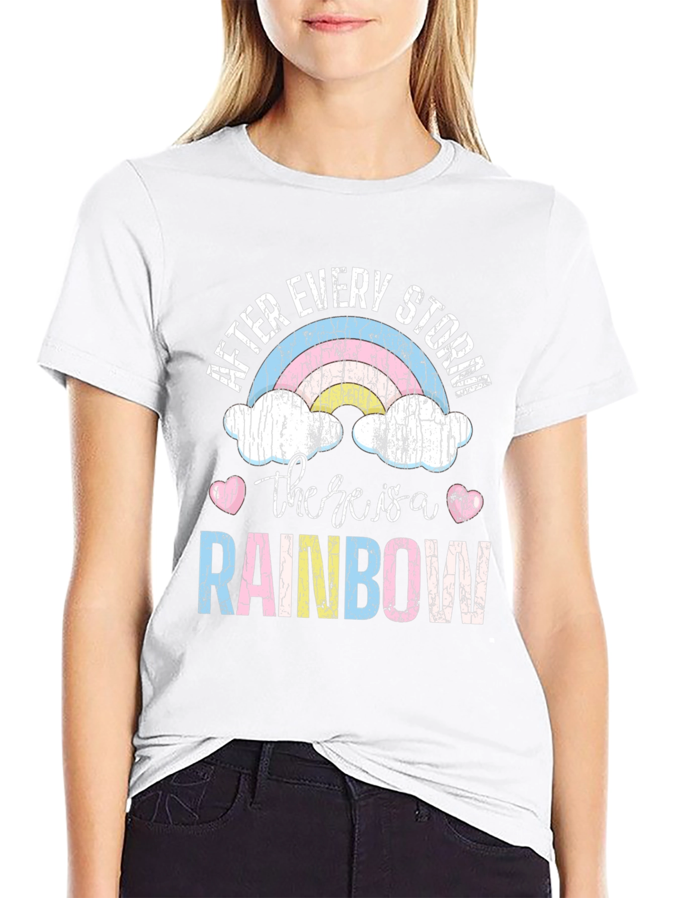 After Every Storm Rainbow Graphic T-Shirt