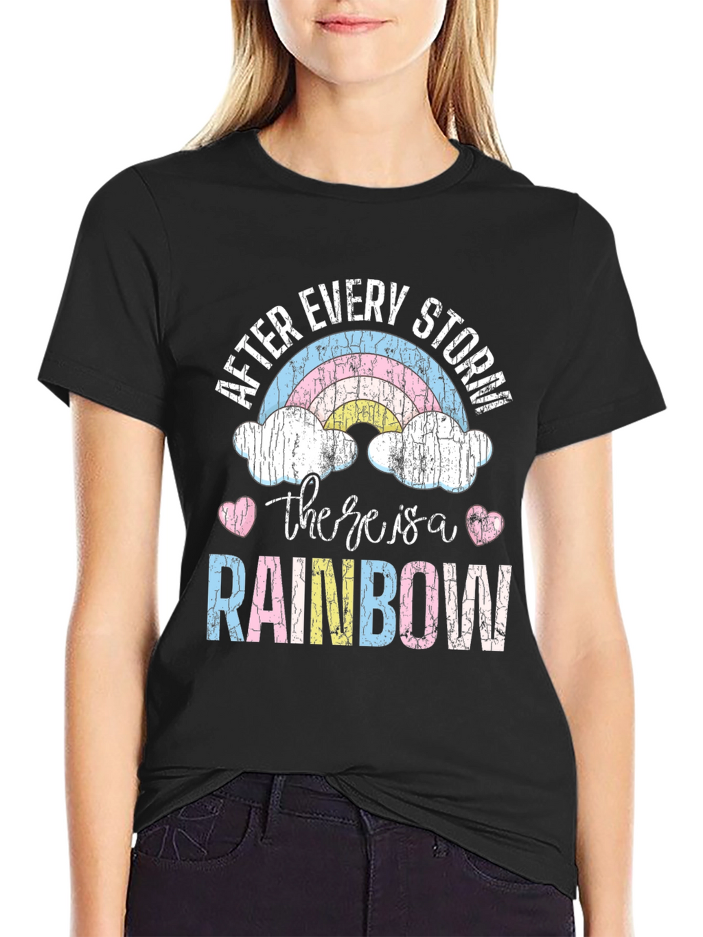 After Every Storm Rainbow Graphic T-Shirt
