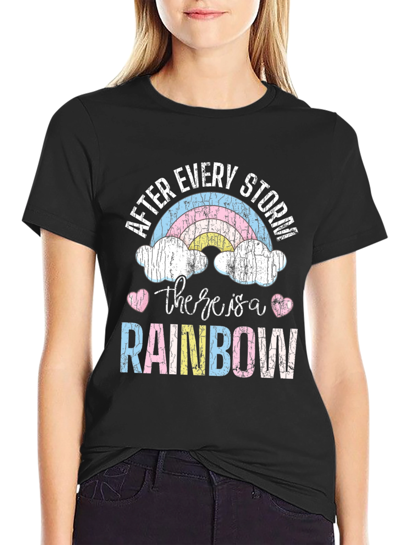 After Every Storm Rainbow Graphic T-Shirt