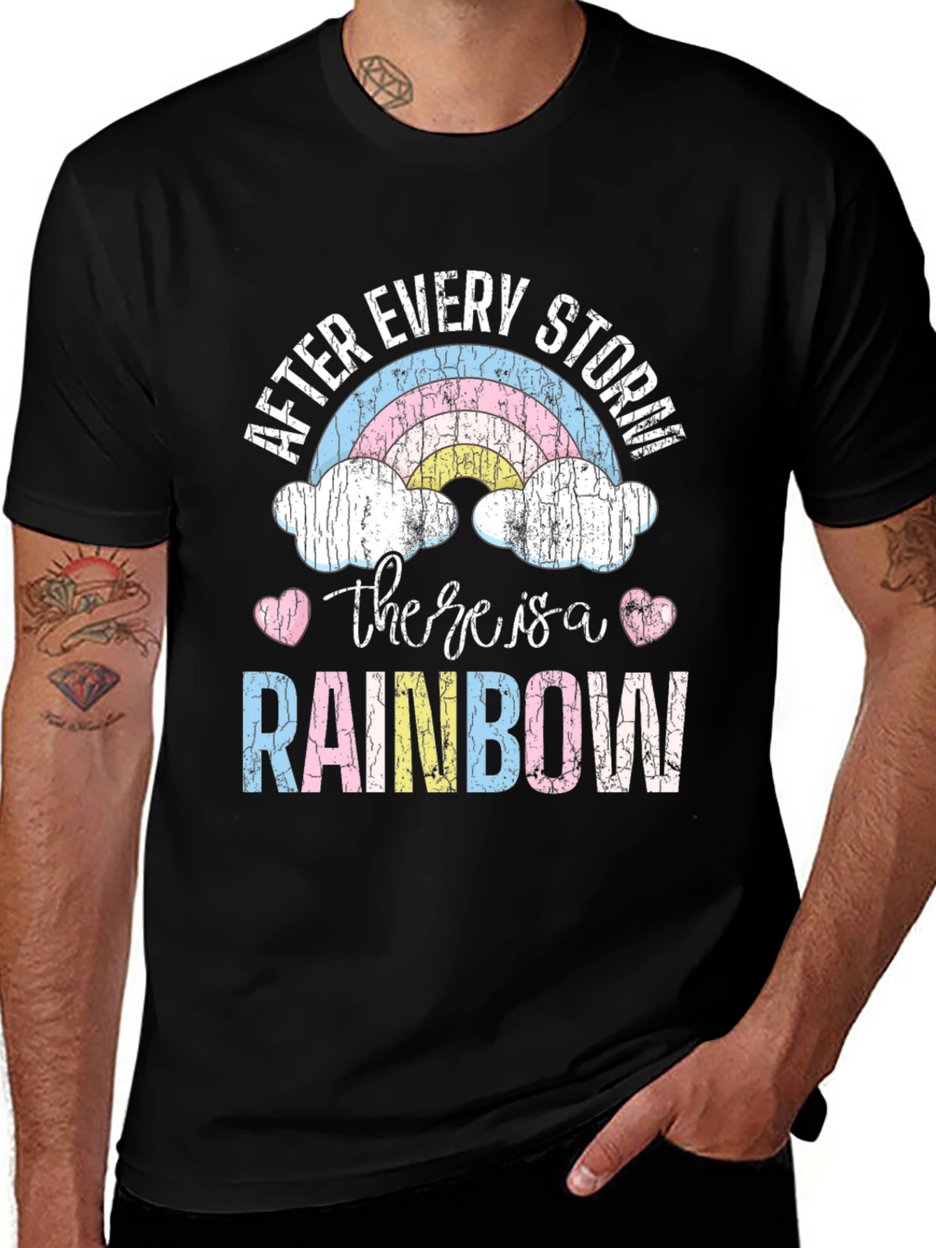 After Every Storm Rainbow Graphic T-Shirt