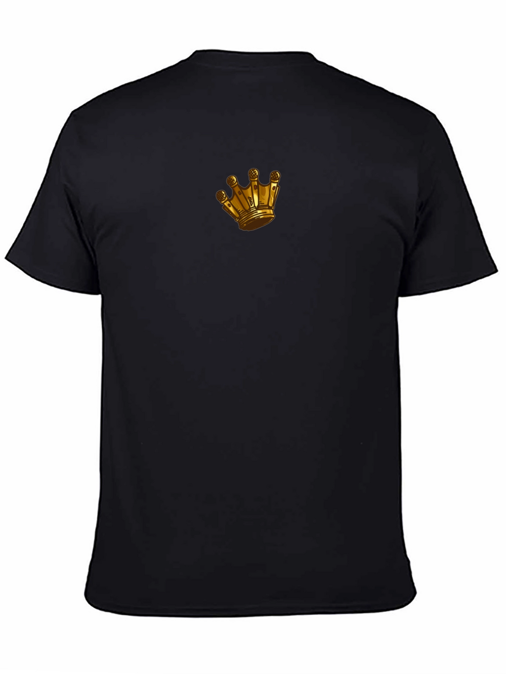 Gold Crown Graphic Black T-Shirt